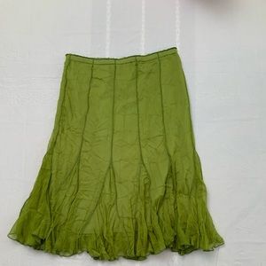 ELANA KATTAN Olive Lacey Skirt, S - NWT